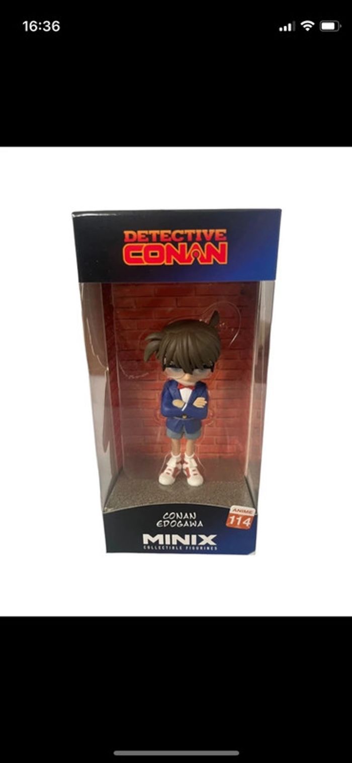 Figurine Minix Collectible Détective Conan Edogawa Anime 114 neuf