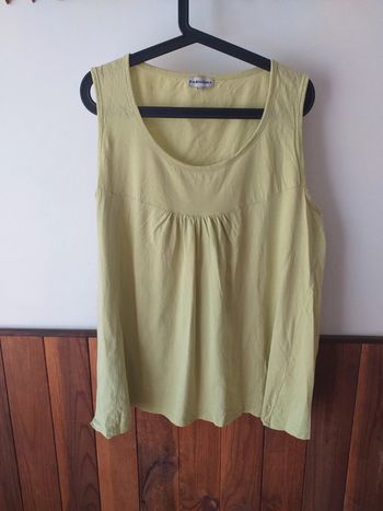 Debardeur vert/jaune