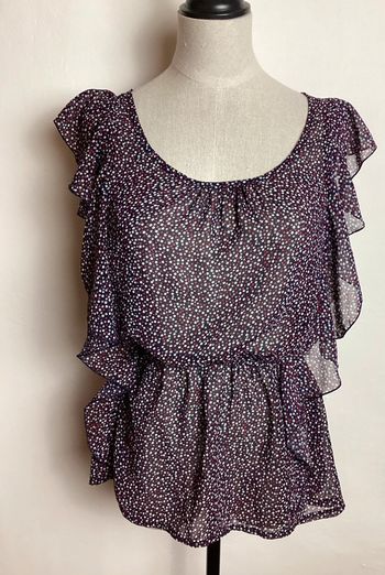 Blouse marine à motifs Sud Express 38