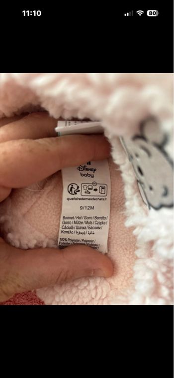 Bonnet plus écharpe bébé