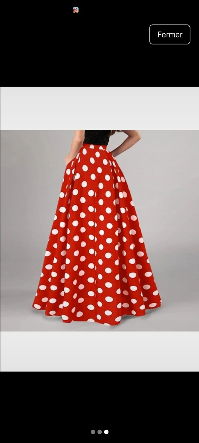 Jupe a pois - photo numéro 3