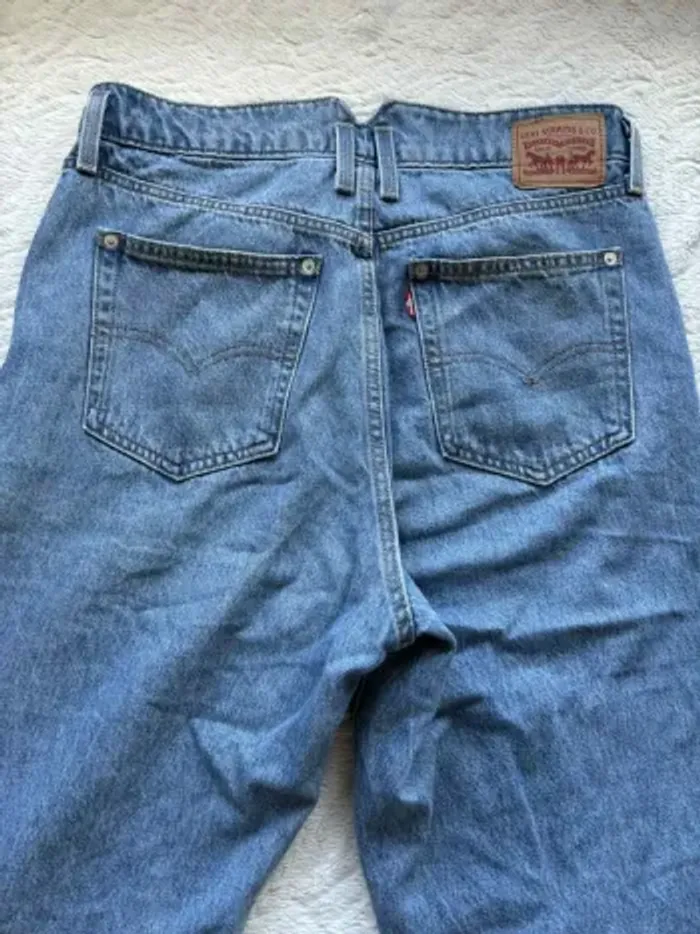 Jean Levi’s femme  High Waisted Mom Jean Bleu clair W34 L27 2XL/44 mega taille haute - photo numéro 13