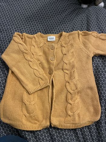 Gilet moutarde TAO 18 mois