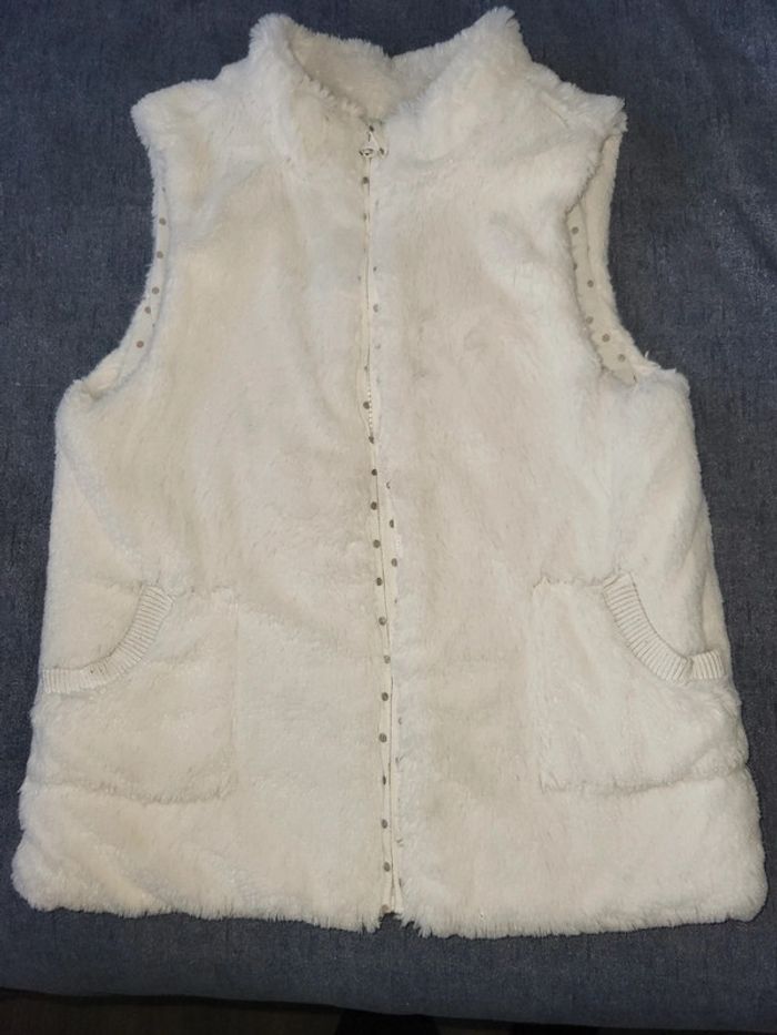 Veste sans manches ultra douce 14ans