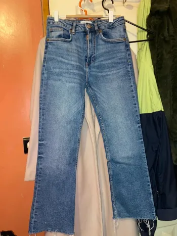 Jeans à jambe large
