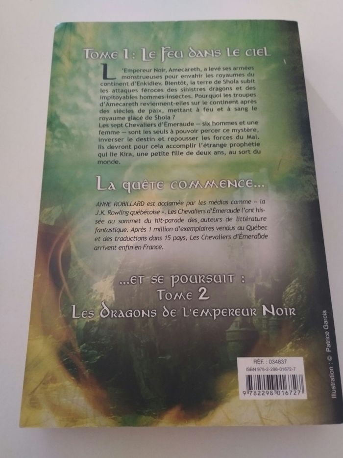 Les Chevaliers d'Émeraude. Tome 1 - photo numéro 2