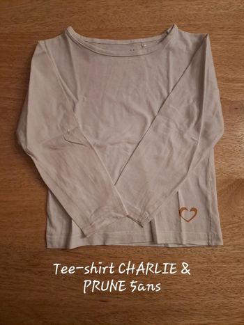 Tee-shirt Charlie et Prune 5ans