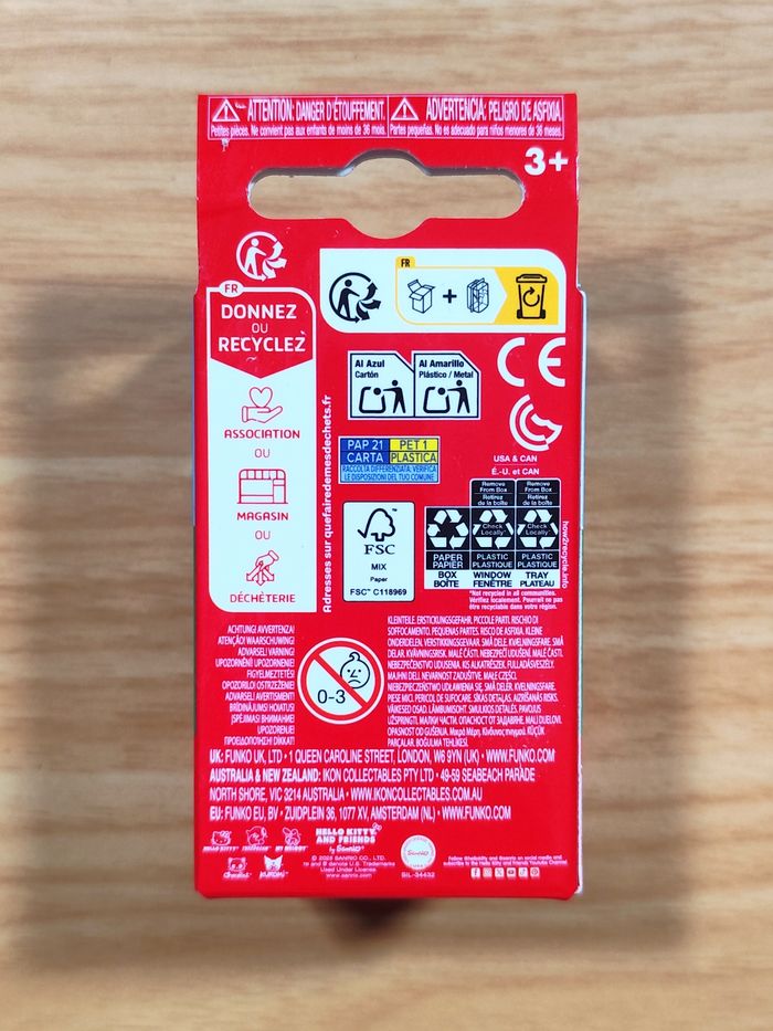 Pocket Pop! Keychain Hello Kitty - Hello Kitty and Friends - photo numéro 3