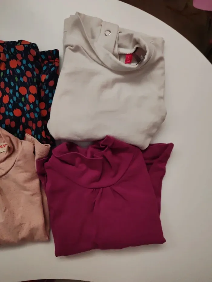 Lot sous pulls fille 9 mois DPAM - photo numéro 3