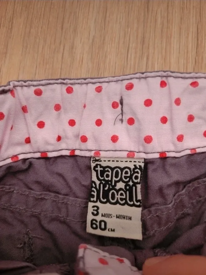 Short Tape à l'Oeil 3 mois - photo numéro 2