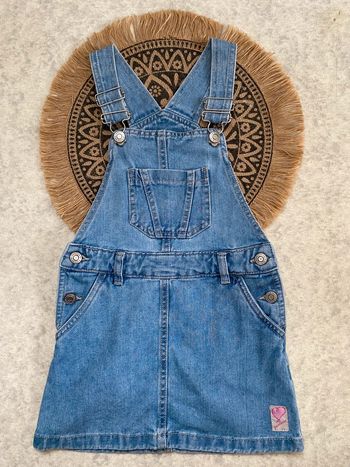 Salopette jupe jean fille