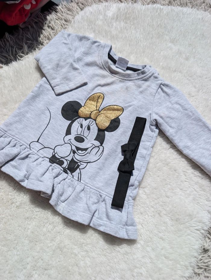 Robe Minnie 6-12 mois+ bandeau - photo numéro 4