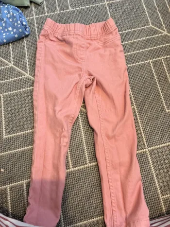 Pantalon jean rose licorne 2/4 ans fille