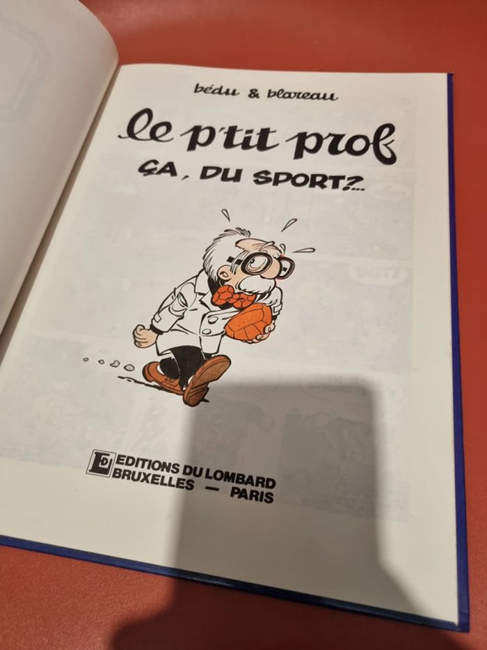 bd tout public le petit professeur journal de tintin éditions du Lombard collection bdchouette - photo numéro 5