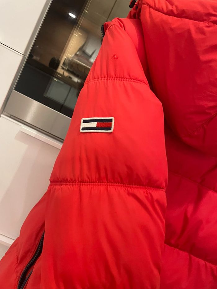 Doudoune Manteau Rouge Tommy Jeans American XS - photo numéro 7