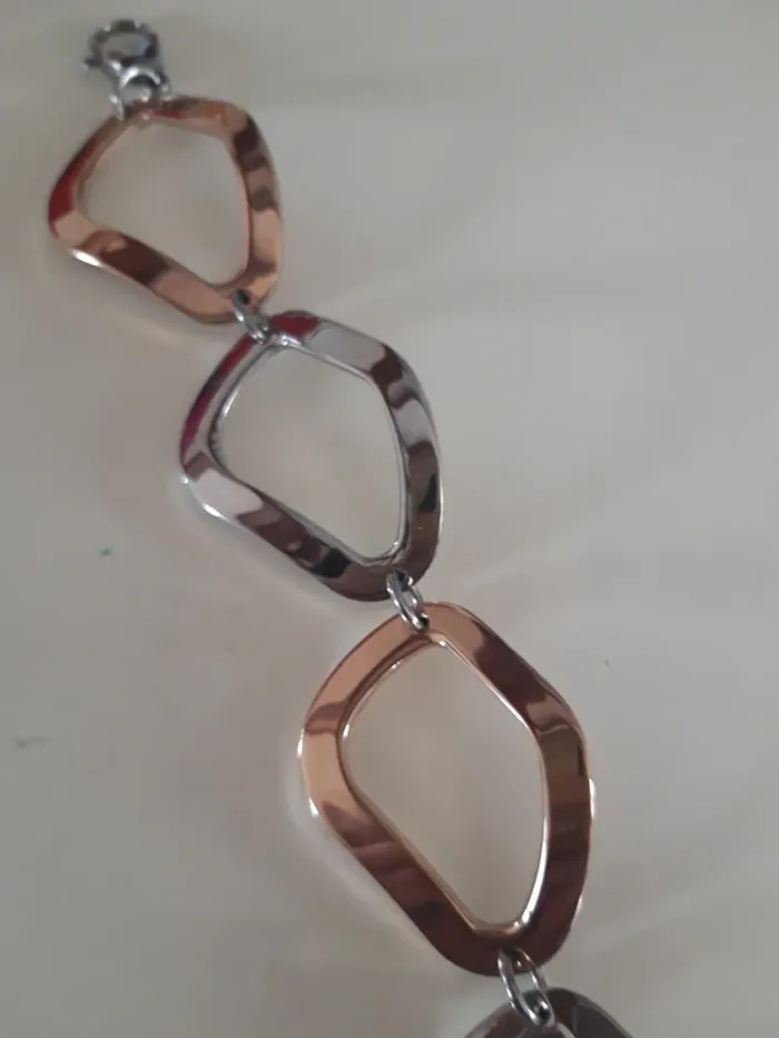 Joli bracelet bi ton - photo numéro 4