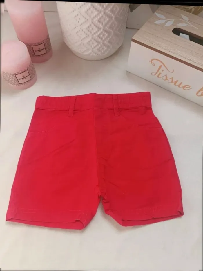 Short long garçon 9/12 mois