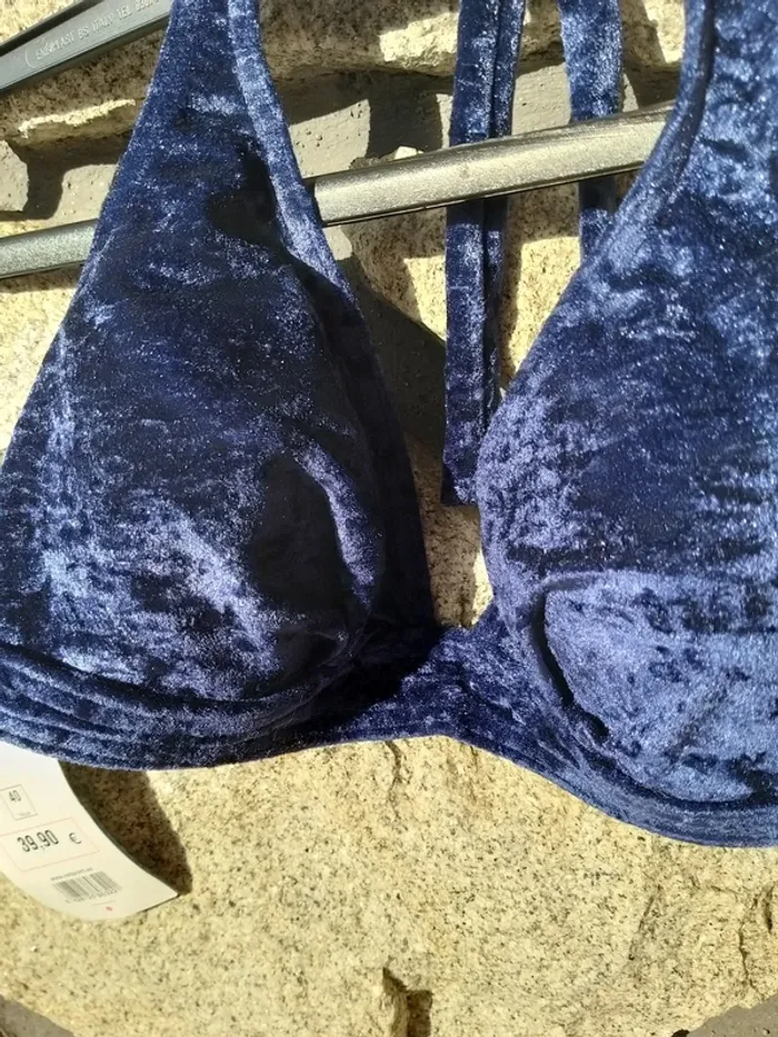Top crop court femme style soutien-gorge - photo numéro 2