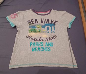 tee shirt sea wave 12 ans