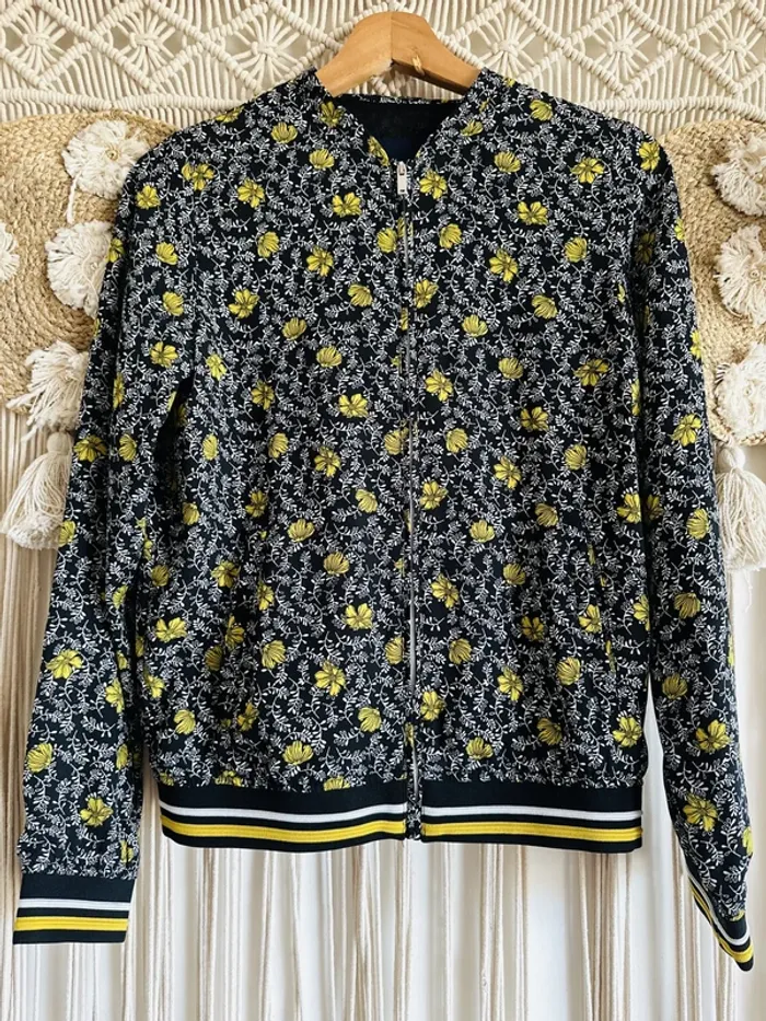 Gilet bomber imprimée taille S
