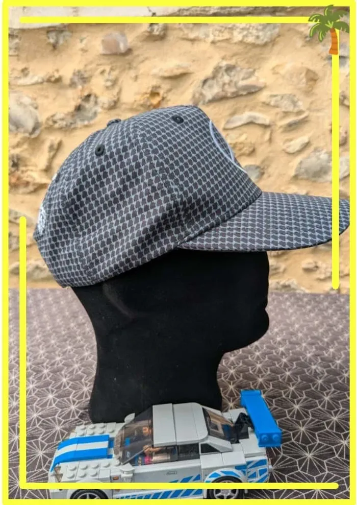 Casquette noire style sport auto - photo numéro 6