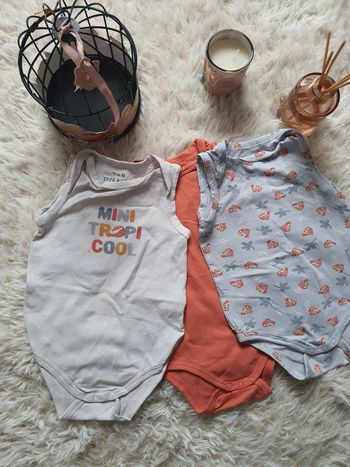 🌺 body bebe garcon 6 mois tape a l oeil