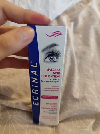 Mascara Ecrinal noir Triple action force volume longueur