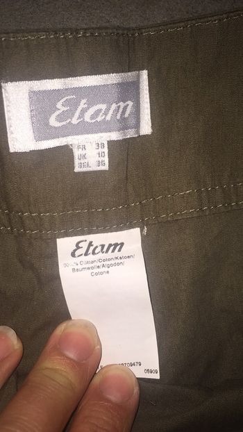 Pantalon large avec noeud