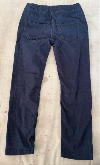Tregging bleu marine fleurs  122