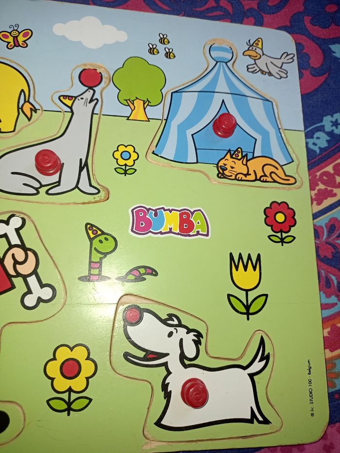 Puzzle en bois de bumba et ses amies - photo numéro 3