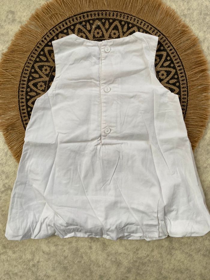 Robe blanche Tex 6 mois - photo numéro 2