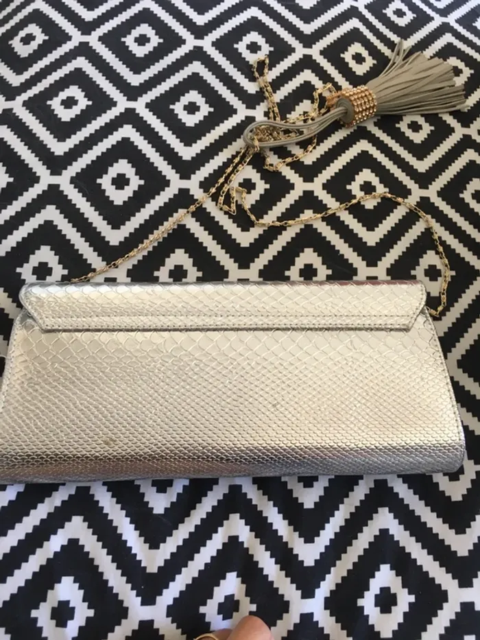 Pochette argenté - photo numéro 4