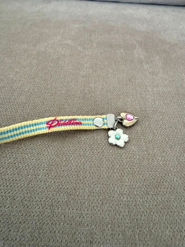 Bracelet jaune rayé bleu Diddlina - photo numéro 6