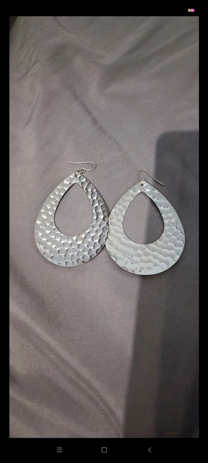 Boucle d'oreille zèbre - photo numéro 2