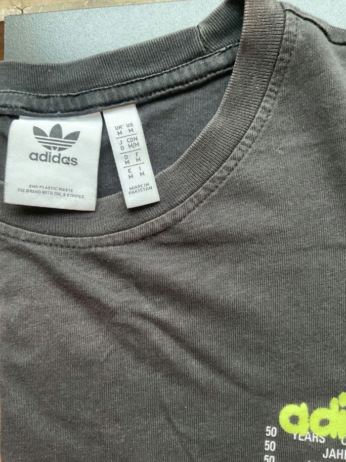 Tee-shirt noir imprimé dos et poitrine Adidas - photo numéro 4