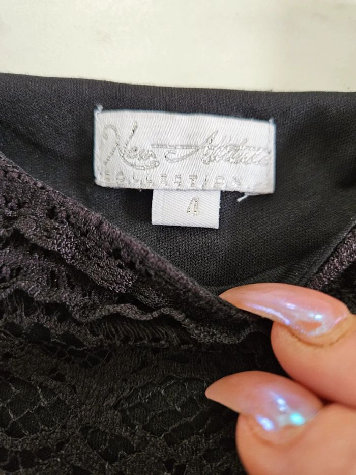 New attitude robe noir dentelle 4 ans - photo numéro 4