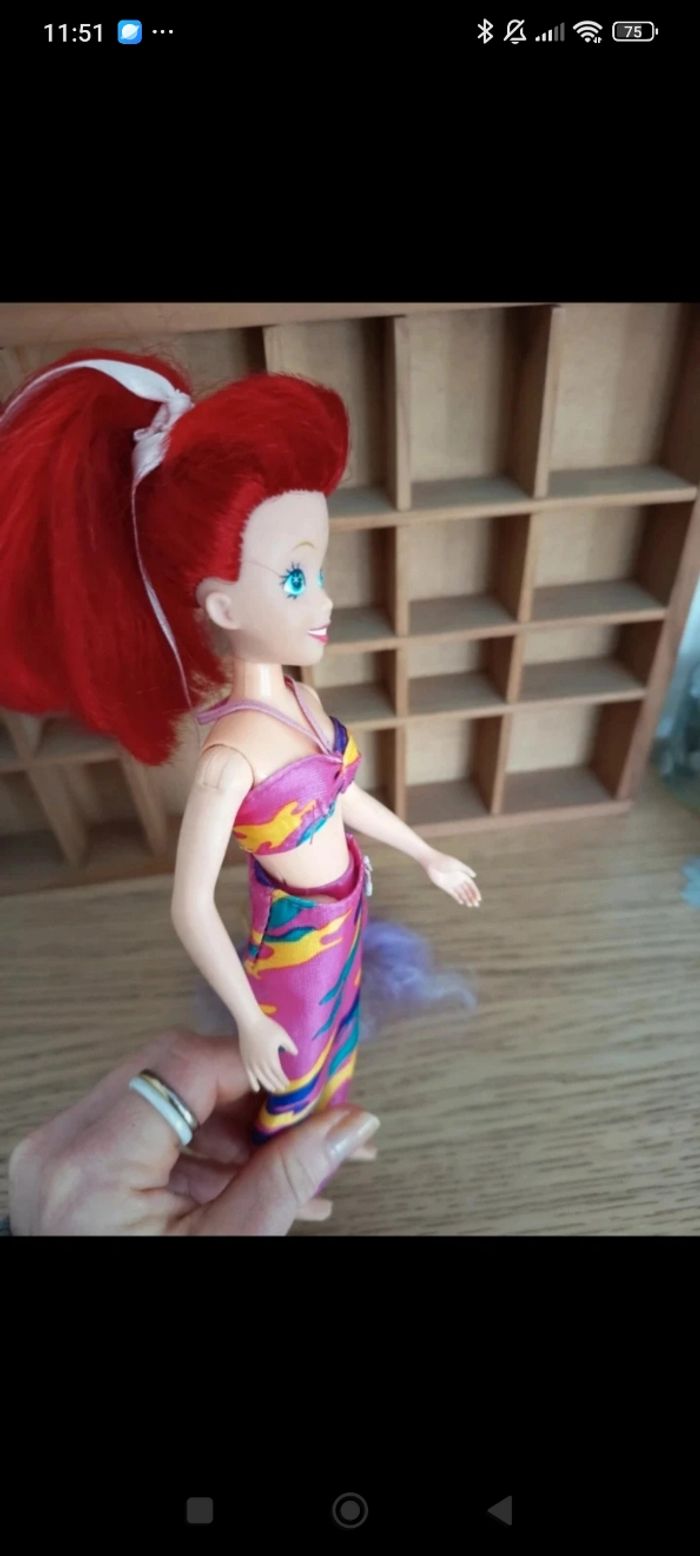 Poupée ariel tyco poupée la petite sirène années 90 - photo numéro 6