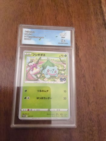 Carte Pokemon Bulbizarre 287/S-P Japan Collect Aura Grade 9,5 Mint +