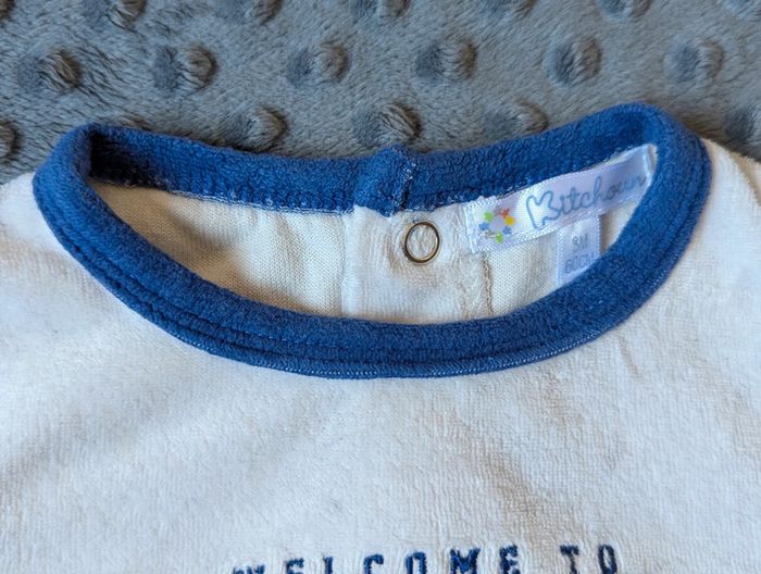 Grenouillère Kitchoun - Taille 3 mois - Motif aviateur hamster ! - photo numéro 3