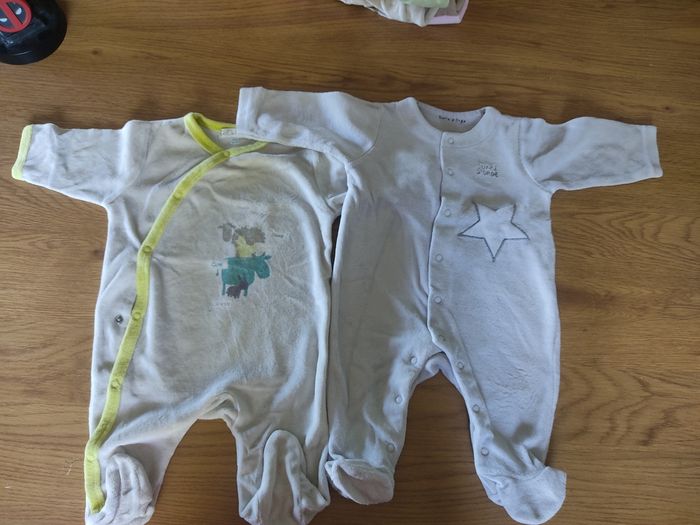 Lot 2 pyjamas mixtes