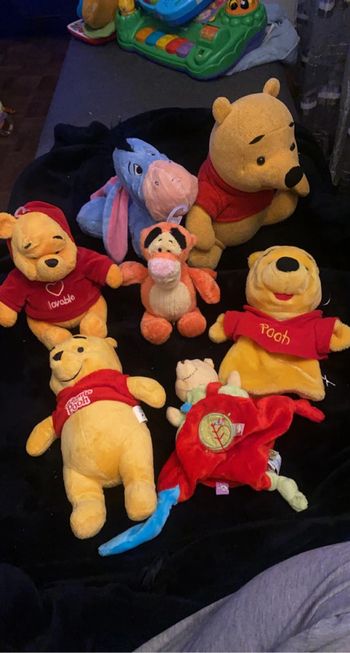 Lot peluche Winnie et ses amis
