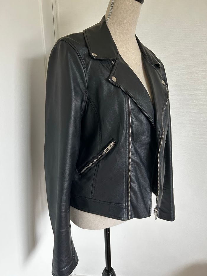 Blouson femme perfecto noir taille 40 - photo numéro 2