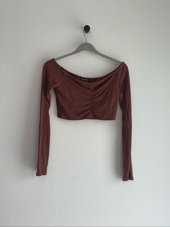 Tee short marron