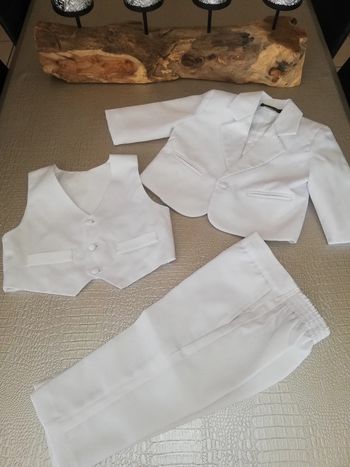 Costume 3 pièce blanc