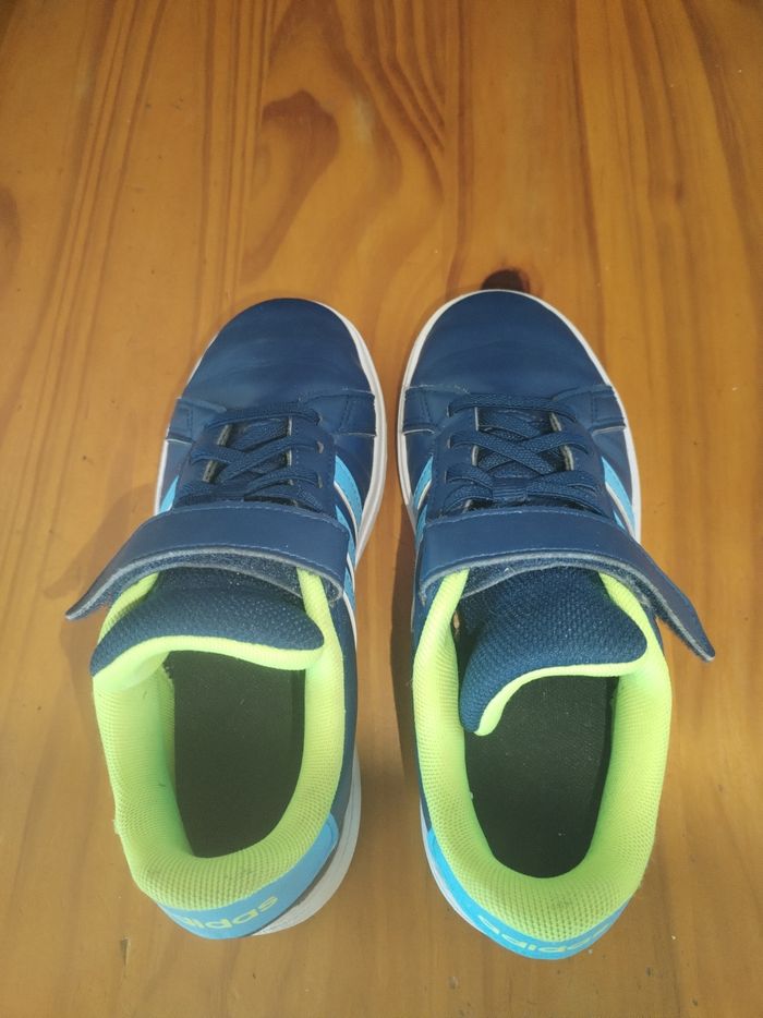 Sneakers Adidas bleu tbe 33 - photo numéro 2