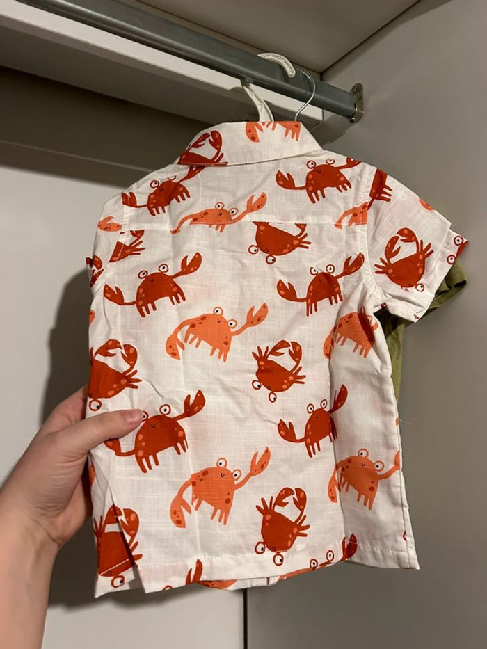 Chemise manche courte 12-18 mois - photo numéro 2