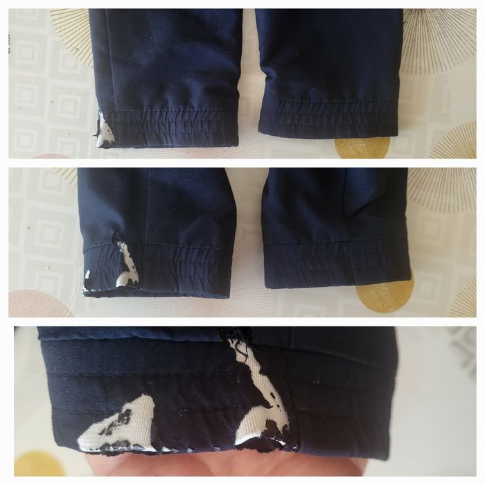 Adidas Veste Ext 3 Bandes T10/11ans-150cm-Marine et Blanc-Logo Brodé Poitrine&Patch Bleu dos - photo numéro 10