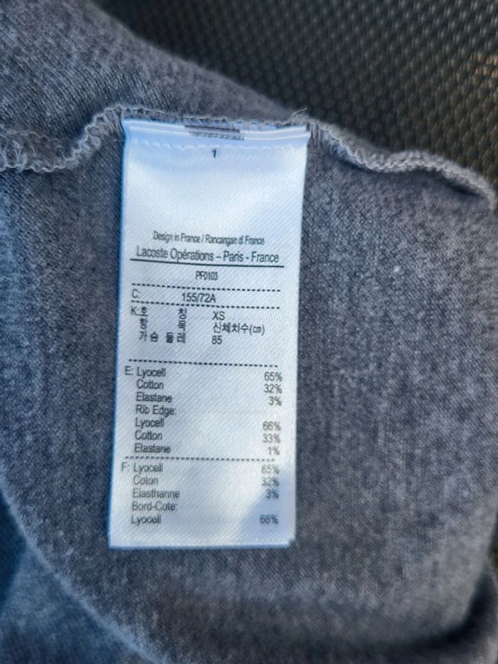 Magnifique t shirt Lacoste. - photo numéro 5