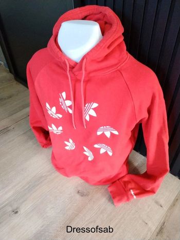 Hoodie Adidas Rouge