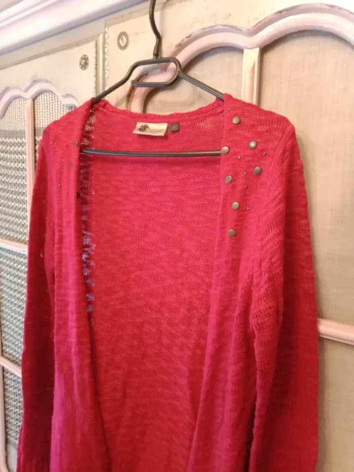 Gilet manches longues femme, taille S - photo numéro 4